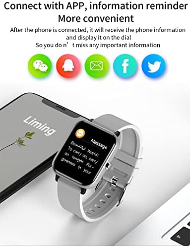 Смарт часовници ECENS H10 за мобилни телефони с iOS и Android, часовници за мъже и жени, Водоустойчиви смарт часовници IP68, фитнес тракер, часовници с пульсометром/Монитор сън