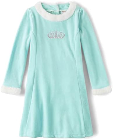 Рокля-пуловер с дълги ръкави за малки момичета и деца Gymboree
