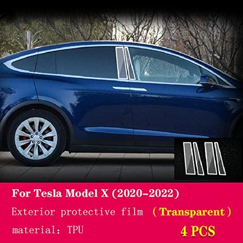 Защитно Фолио GZGZ за Външно стъкло на автомобила, Устойчива на Надраскване, от TPU, за Tesla, Модел X 2020-2022